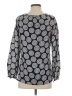 Tory Burch 100% Silk Blue Long Sleeve Silk Top Size 0 - photo 2