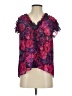 Generation Love 100% Polyester Purple Short Sleeve Blouse Size S - photo 1