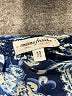 Creme Fraiche 100% Polyester Paisley Blue 3/4 Sleeve Blouse Size M - photo 7