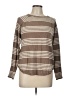 Kim Rogers 100% Cotton Stripes Brown Pullover Sweater Size L - photo 1