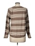 Kim Rogers 100% Cotton Stripes Brown Pullover Sweater Size L - photo 2