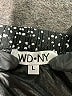 WD.NY 100% Polyester Stars Black Casual Skirt Size L - photo 4