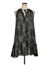 Max Studio 100% Polyester Animal Print Black Casual Dress Size XL - photo 1