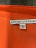 Amanda Uprichard 100% Silk Orange 3/4 Sleeve Silk Top Size L - photo 7