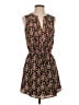 Gap 100% Polyester Floral Black Casual Dress Size XS - photo 1