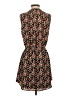 Gap 100% Polyester Floral Black Casual Dress Size XS - photo 2