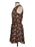 Gap 100% Polyester Floral Black Casual Dress Size XS - photo 5