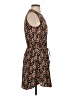 Gap 100% Polyester Floral Black Casual Dress Size XS - photo 4