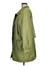 Gallery 100% Polyester Green Trenchcoat Size M - photo 5