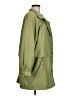 Gallery 100% Polyester Green Trenchcoat Size M - photo 4