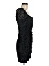 Emerald Sundae 100% Polyester Polka Dots Black Cocktail Dress Size M - photo 4
