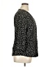 Allegra K 100% Polyester Polka Dots Black 3/4 Sleeve Blouse Size XL - photo 4