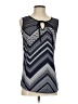 Carol Rose Blue Sleeveless Blouse Size S - photo 1