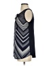 Carol Rose Blue Sleeveless Blouse Size S - photo 5