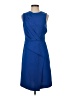 Reiss 100% Polyester Solid Blue Cocktail Dress Size 4 - photo 1