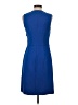 Reiss 100% Polyester Solid Blue Cocktail Dress Size 4 - photo 2