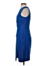 Reiss 100% Polyester Solid Blue Cocktail Dress Size 4 - photo 5