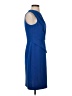 Reiss 100% Polyester Solid Blue Cocktail Dress Size 4 - photo 4