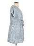 Bebop 100% Rayon Blue Casual Dress Size XL - photo 4