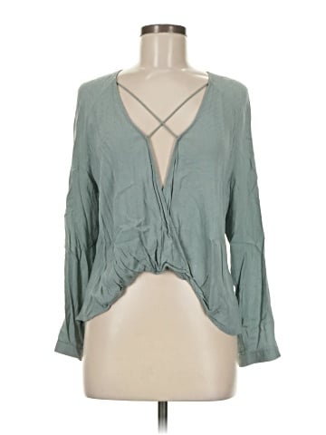 Silence and Noise Long Sleeve Blouse (view 1)