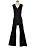 SPANX Solid Black Jumpsuit Size XS - photo 1