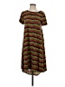 Lularoe Print Brown Casual Dress Size S - photo 1