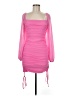THATSSOFETCH 100% Polyester Pink Cocktail Dress Size 8 - photo 1