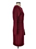 Assorted Brands Solid Burgundy Casual Dress Size M - photo 4