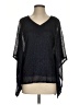Onyx Nite Black 3/4 Sleeve Blouse Size S - photo 1
