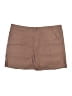 Unbranded Solid Brown Khaki Shorts Size 2X - photo 1