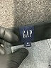 Gap Black Faux Leather Skirt Size 10 - photo 4