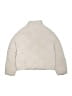 Zara 100% Polyester Ivory Snow Jacket Size 9 - 10 - photo 2