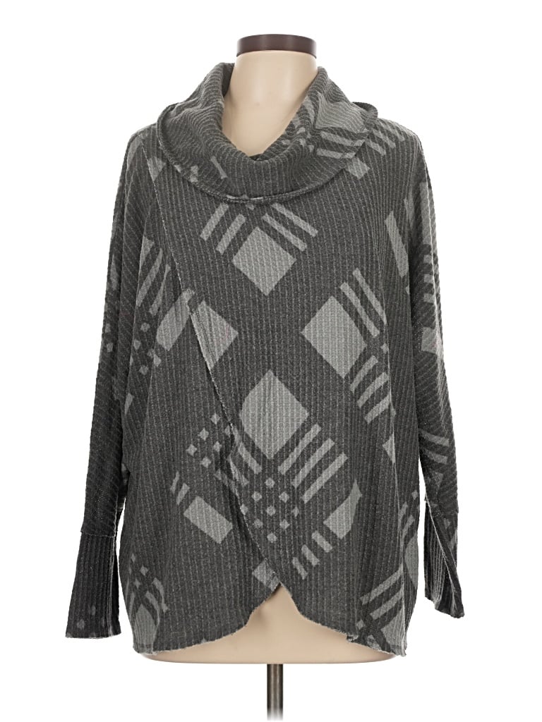 Pre-owned Lularoe Pullover Sweater In Gray