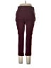 Anthropologie Color Block Burgundy Active Pants Size 12 - photo 2