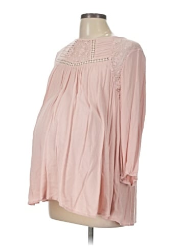 Liz Lange Maternity for Target Long Sleeve Blouse (view 1)