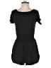 Derek Heart Solid Black Romper Size M - photo 1