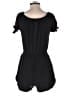 Derek Heart Solid Black Romper Size M - photo 2