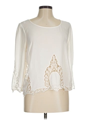 Blu Pepper 3/4 Sleeve Blouse (view 1)