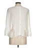 Blu Pepper 100% Polyester Ivory 3/4 Sleeve Blouse Size M - photo 2