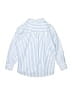 Bella Bliss Stripes Blue Long Sleeve Button-Down Shirt Size 6 - photo 2