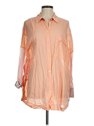 Free People 3/4 Sleeve Button-Down Shirt (view 1)