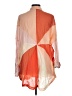 Free People Orange 3/4 Sleeve Button-Down Shirt Size M - photo 2