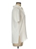 Theory Ivory Short Sleeve Blouse Size M - photo 4