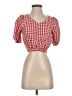 Assorted Brands Red Short Sleeve Blouse Size S (estimated) - photo 1