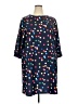 Unbranded 100% Polyester Polka Dots Blue Casual Dress Size 4X - photo 1