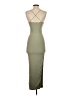 rue21 Solid Green Casual Dress Size S - photo 2
