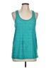 Nike 100% Polyester Teal Active Tank Size L - photo 1