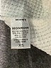 Monrow Ivory Long Sleeve Henley Size XS - photo 8