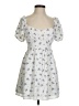 Unbranded Hearts White Casual Dress Size 4 - photo 1