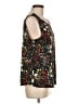 H By Halston 100% Polyester Black Sleeveless Blouse Size M - photo 4